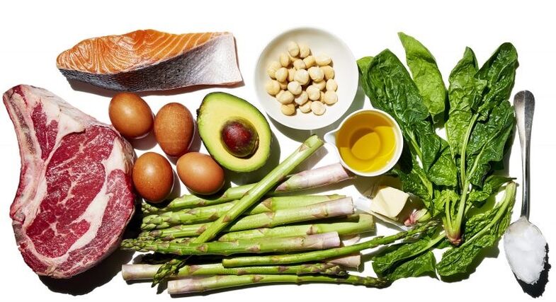 zöldségek és fehérje ételek a keto étrendhez